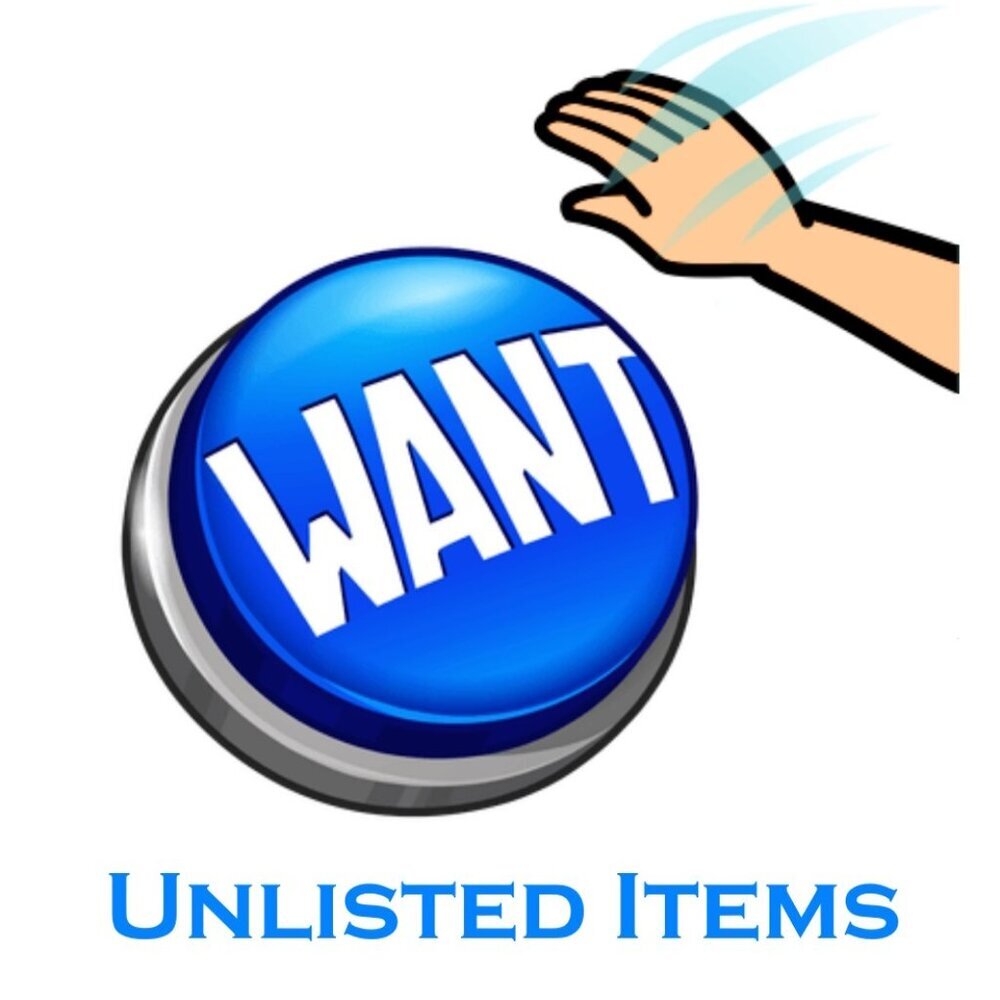 Unlisted Live Show Items​ SEE DETAILS ALL SALES FINAL